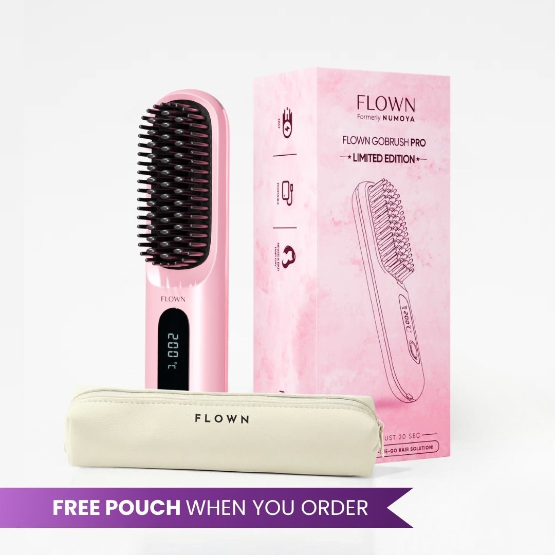 [NEW] Portable Straightener Brush - GoBrush PRO + Free Leather Pouch