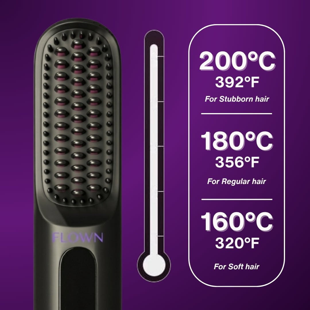 [NEW] Portable Straightener Brush - GoBrush PRO + Free Leather Pouch