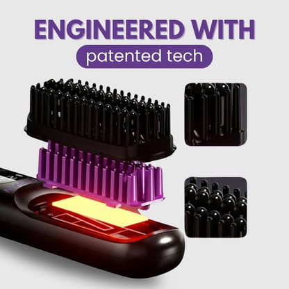 Portable Straightener Brush - GoBrush PRO