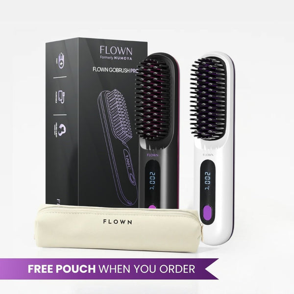 Portable Straightener Brush - GoBrush PRO