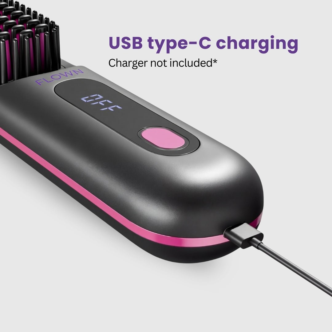 Portable Straightener Brush - GoBrush PRO