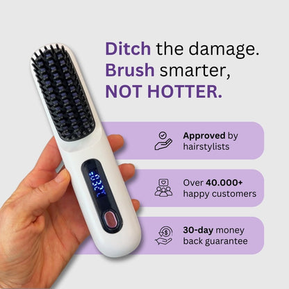 [NEW] Portable Straightener Brush - GoBrush PRO Anniversary Edition