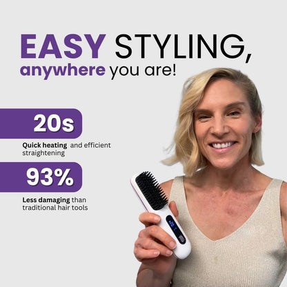 [NEW] Portable Straightener Brush - GoBrush PRO Anniversary Edition