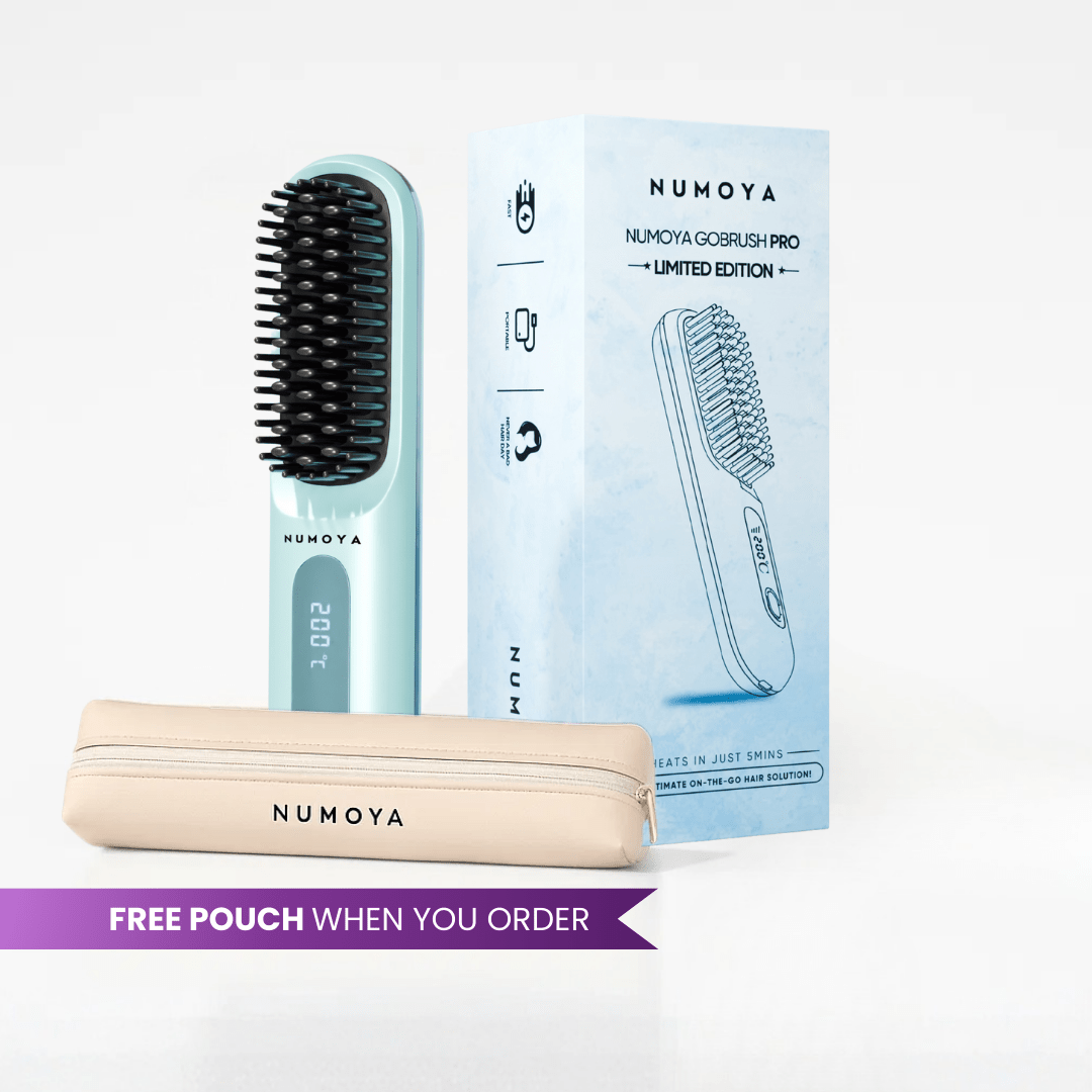 [NEW] Portable Straightener Brush - GoBrush PRO + Free Leather Pouch