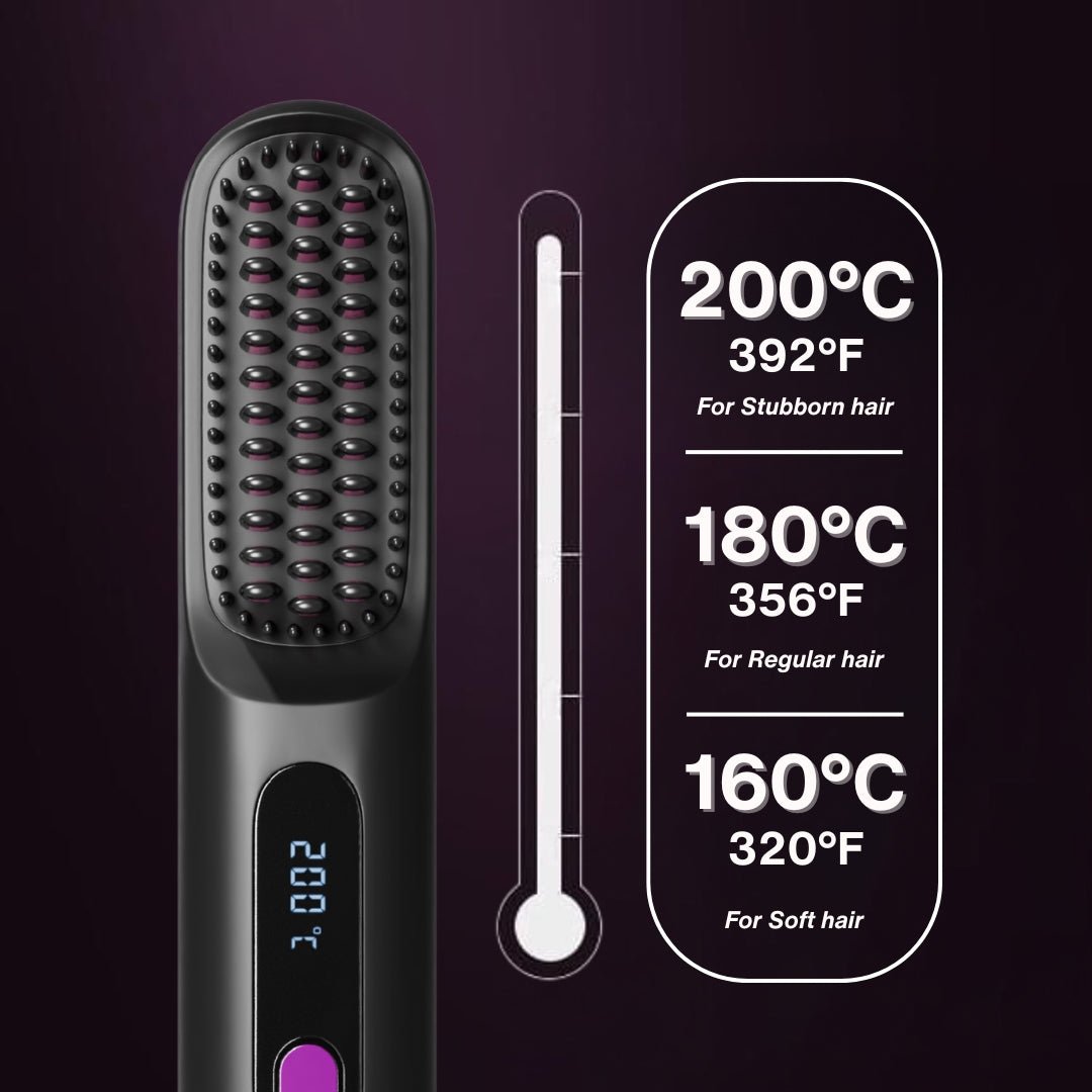 [NEW] Portable Straightener Brush - GoBrush PRO Anniversary Edition