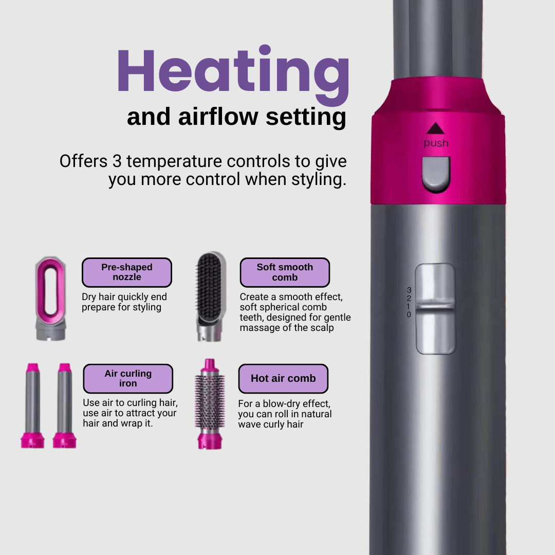 5-in-1 Airstyler: Your Ultimate Hair Styling Solution