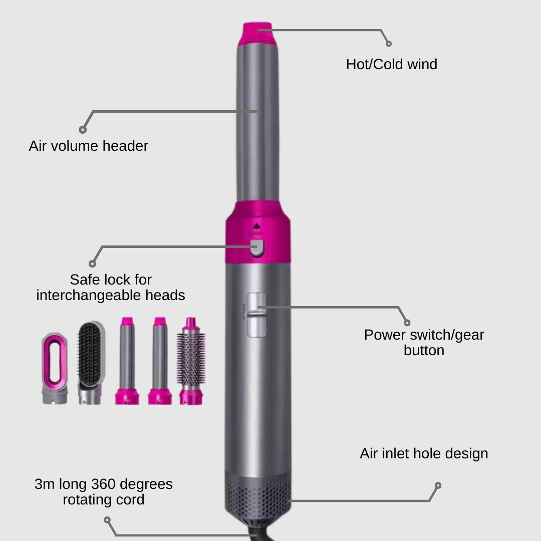 5-in-1 Airstyler: Your Ultimate Hair Styling Solution
