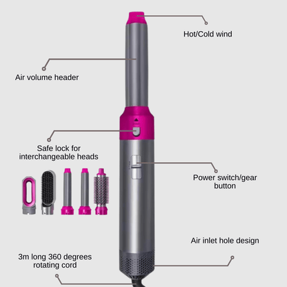 5-in-1 Airstyler: Your Ultimate Hair Styling Solution