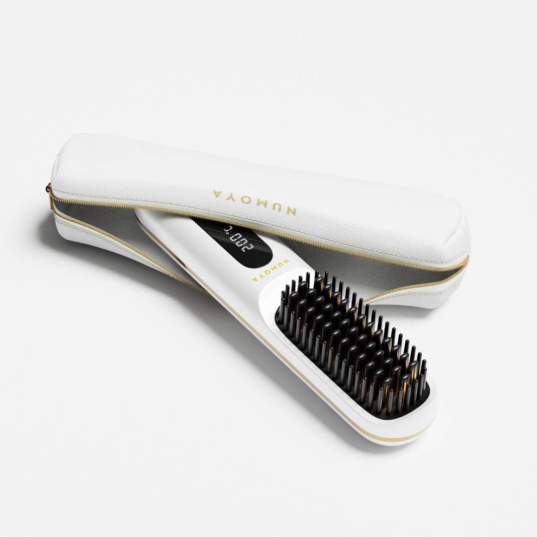 White Leather Pouch for GoBrush