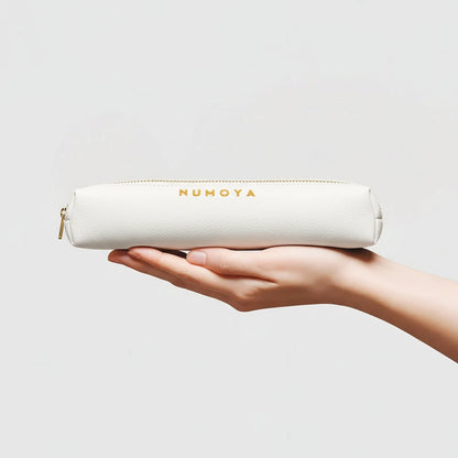 White Leather Pouch for GoBrush